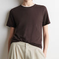 Women's layered look crew neck short sleeve top
