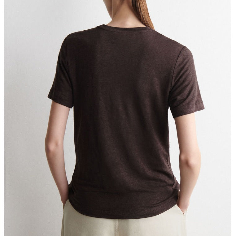Women's layered look crew neck short sleeve top